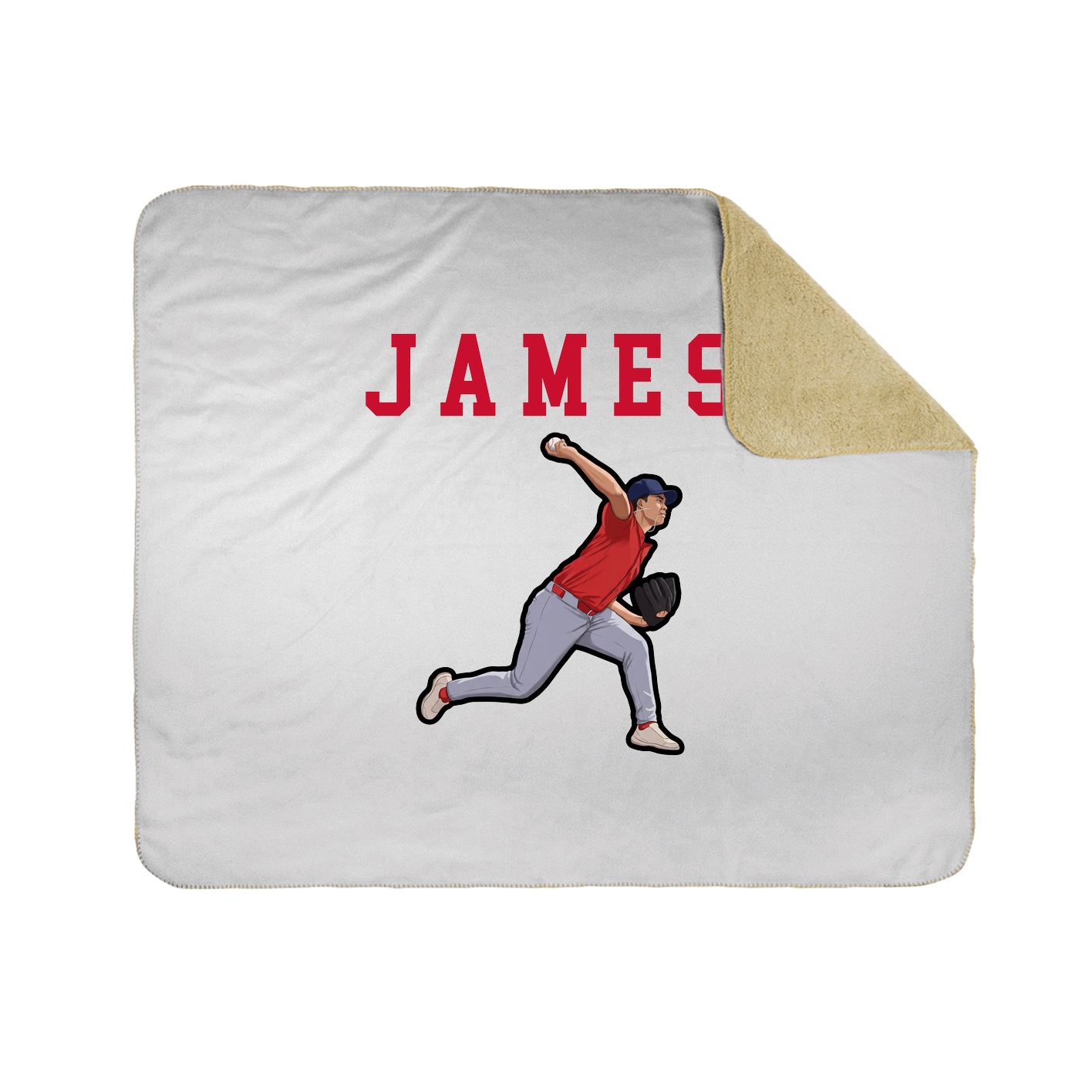 Throw Blanket — Shirsey in White
