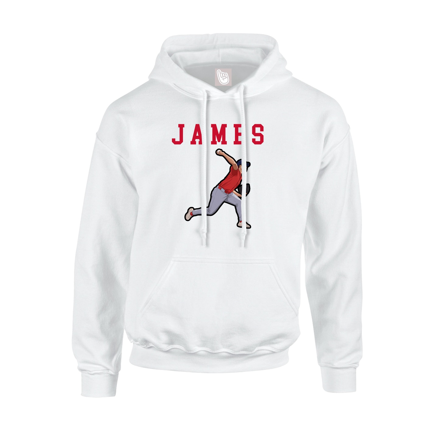 Youth Hoodie — Shirsey in White