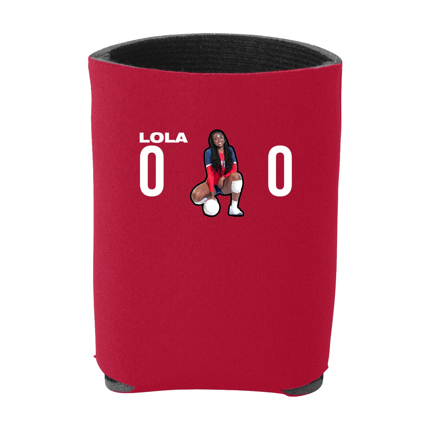 Can Holder — Player Name in Red