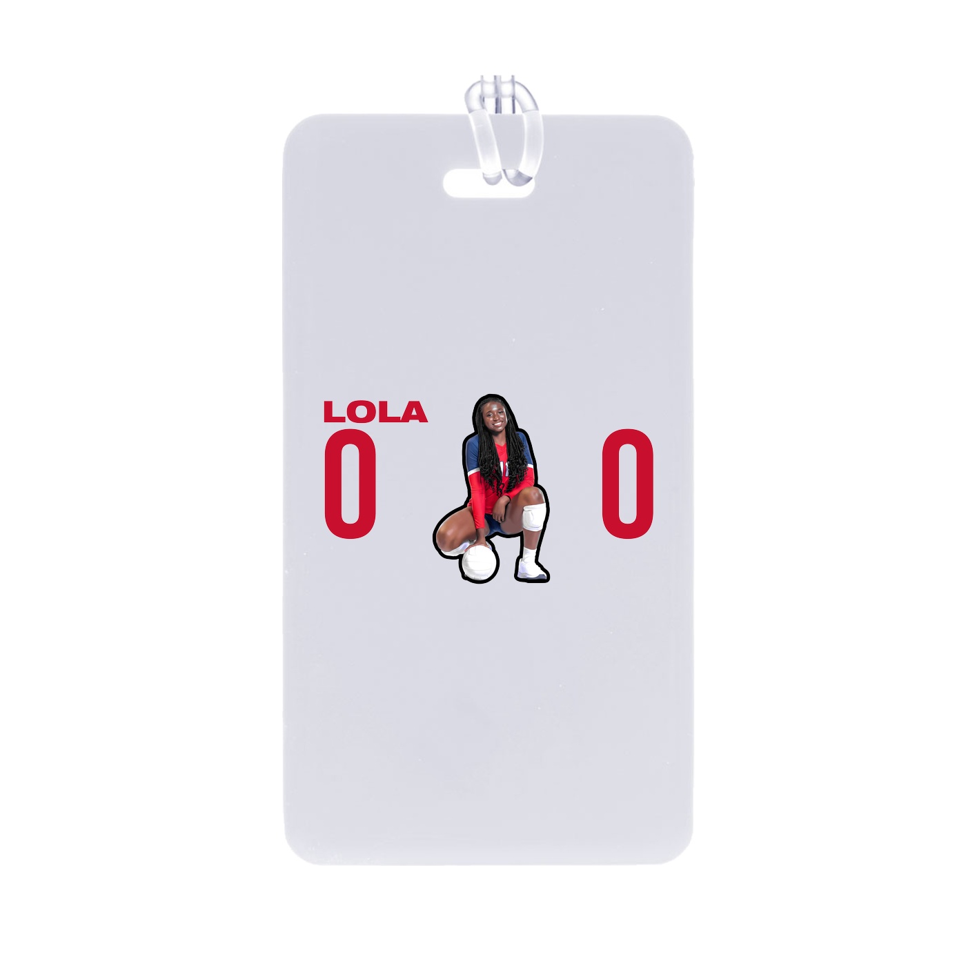 Bag Tag — Player Name in Classic