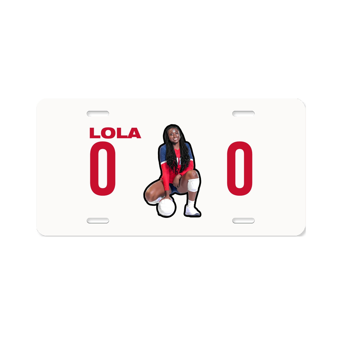 License Plate — Player Name in Classic