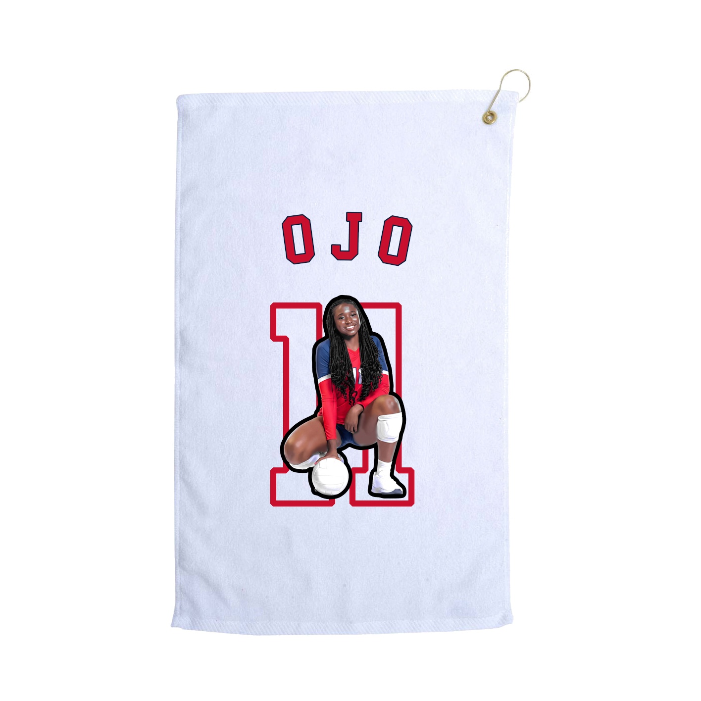 Golf Towel — Shirsey Arch in White