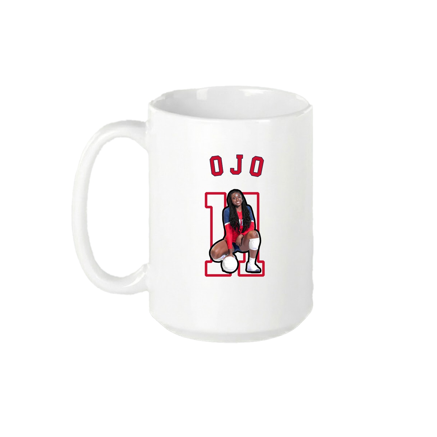 15oz Coffee Mug — Shirsey Arch in White