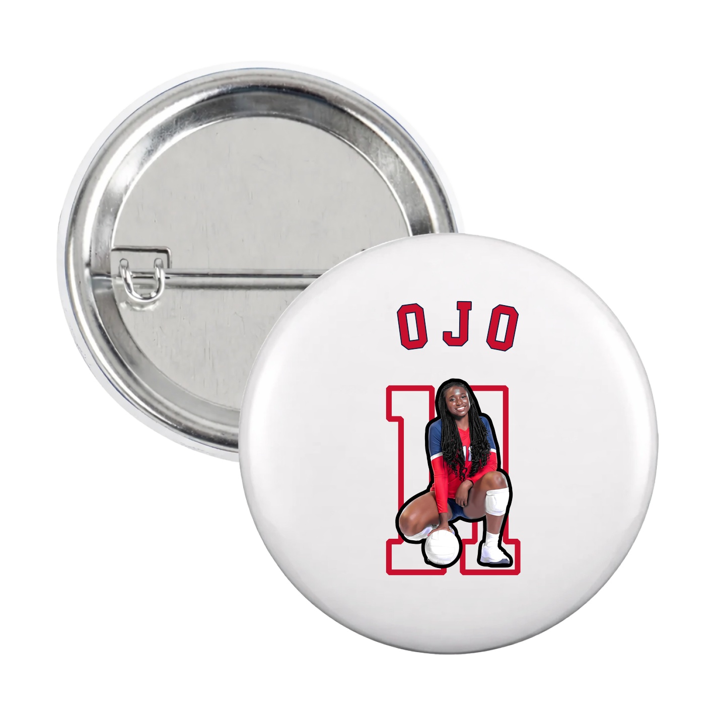 Game Day Button — Shirsey Arch in White