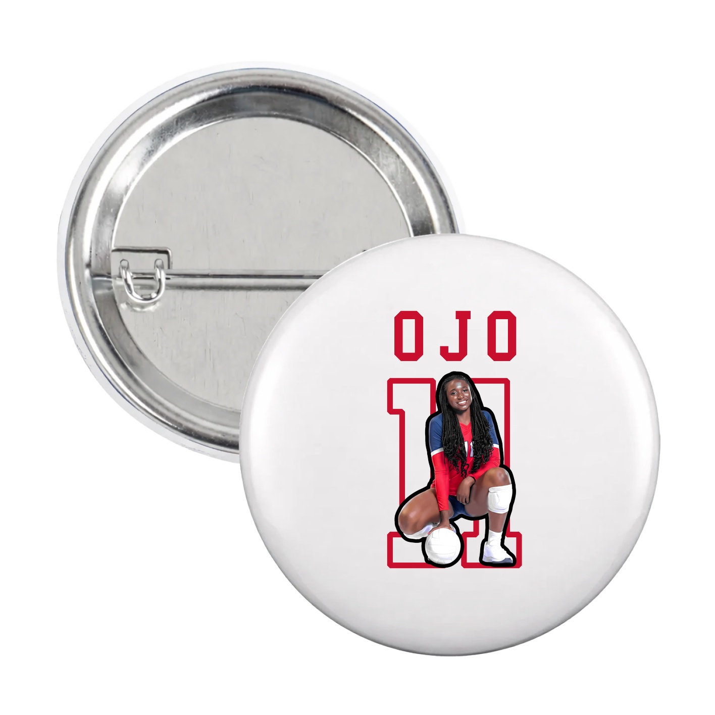 Game Day Button — Shirsey in White