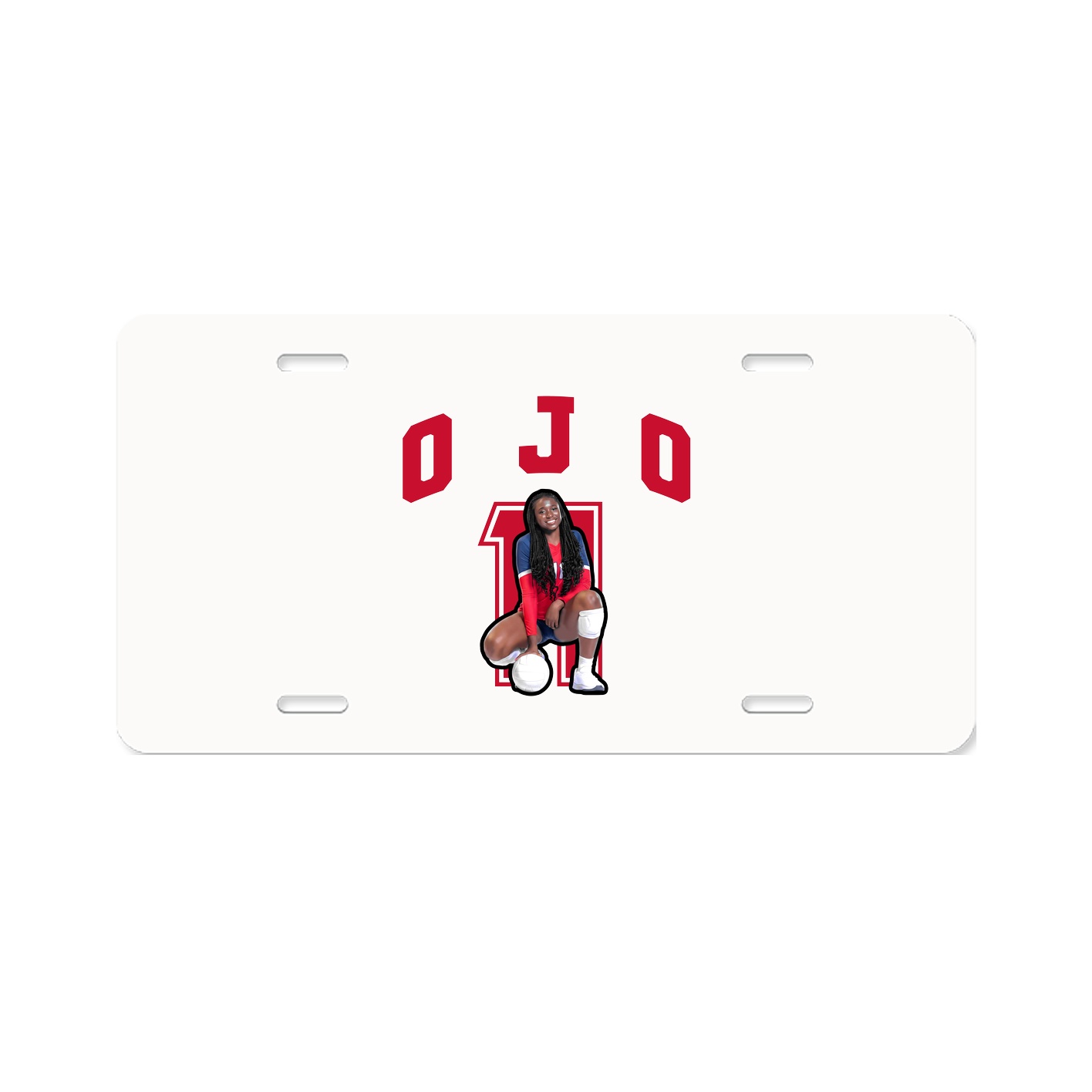License Plate — Number in Classic