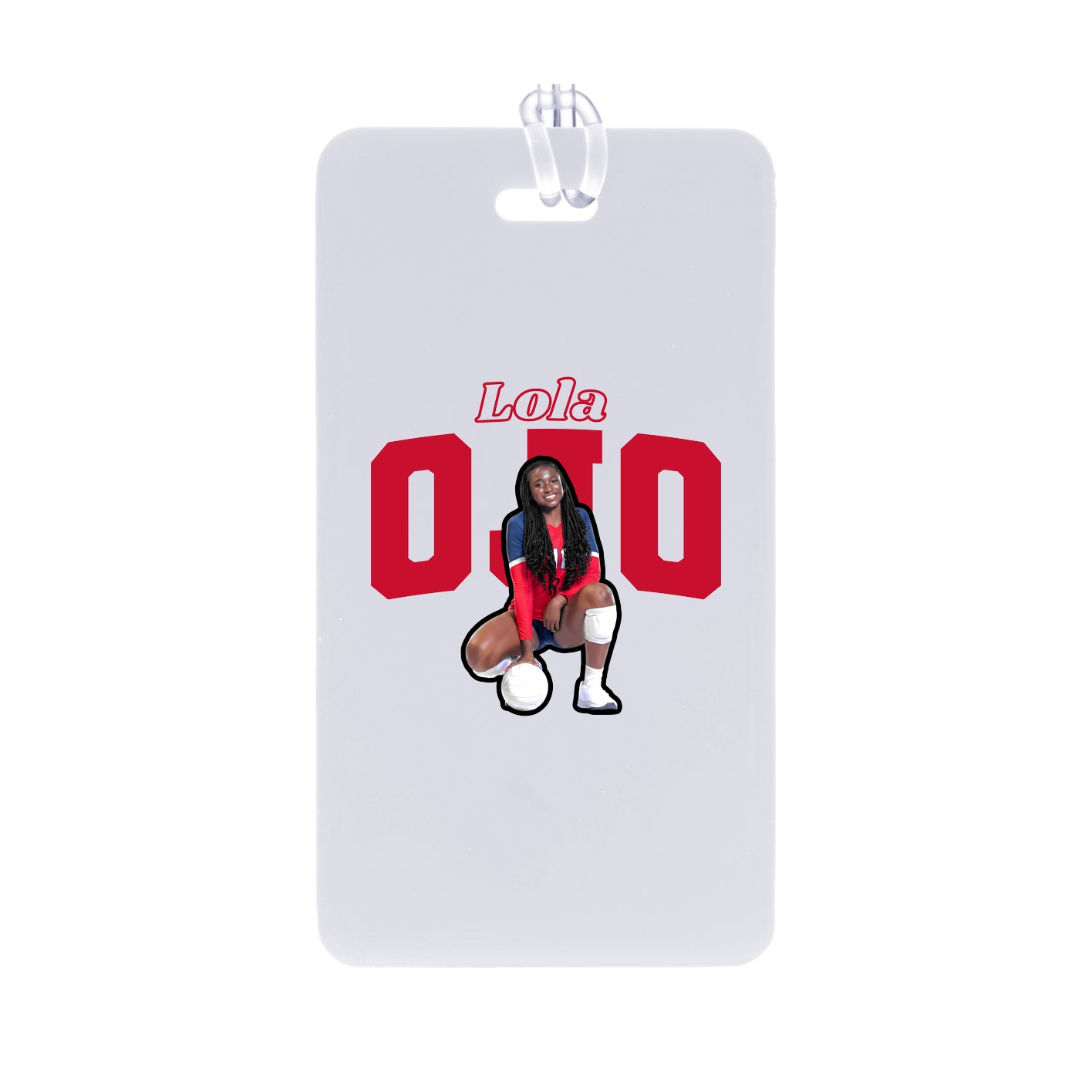 Bag Tag — Name Arch in Classic