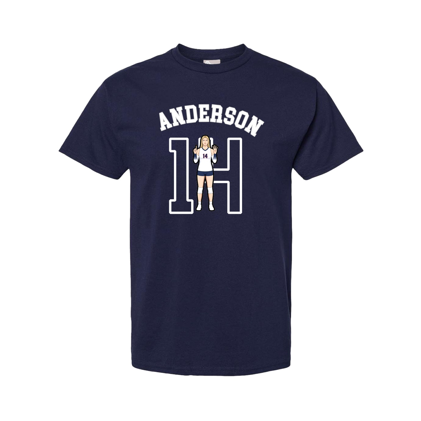 Tee — Shirsey Arch in Navy