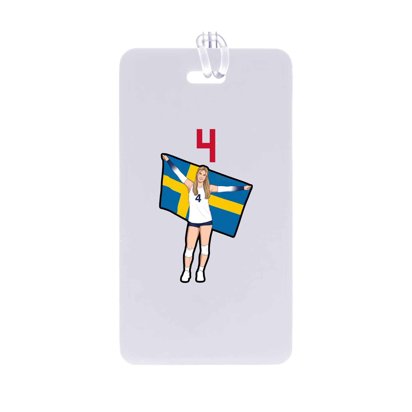 Bag Tag — Number Top in Classic