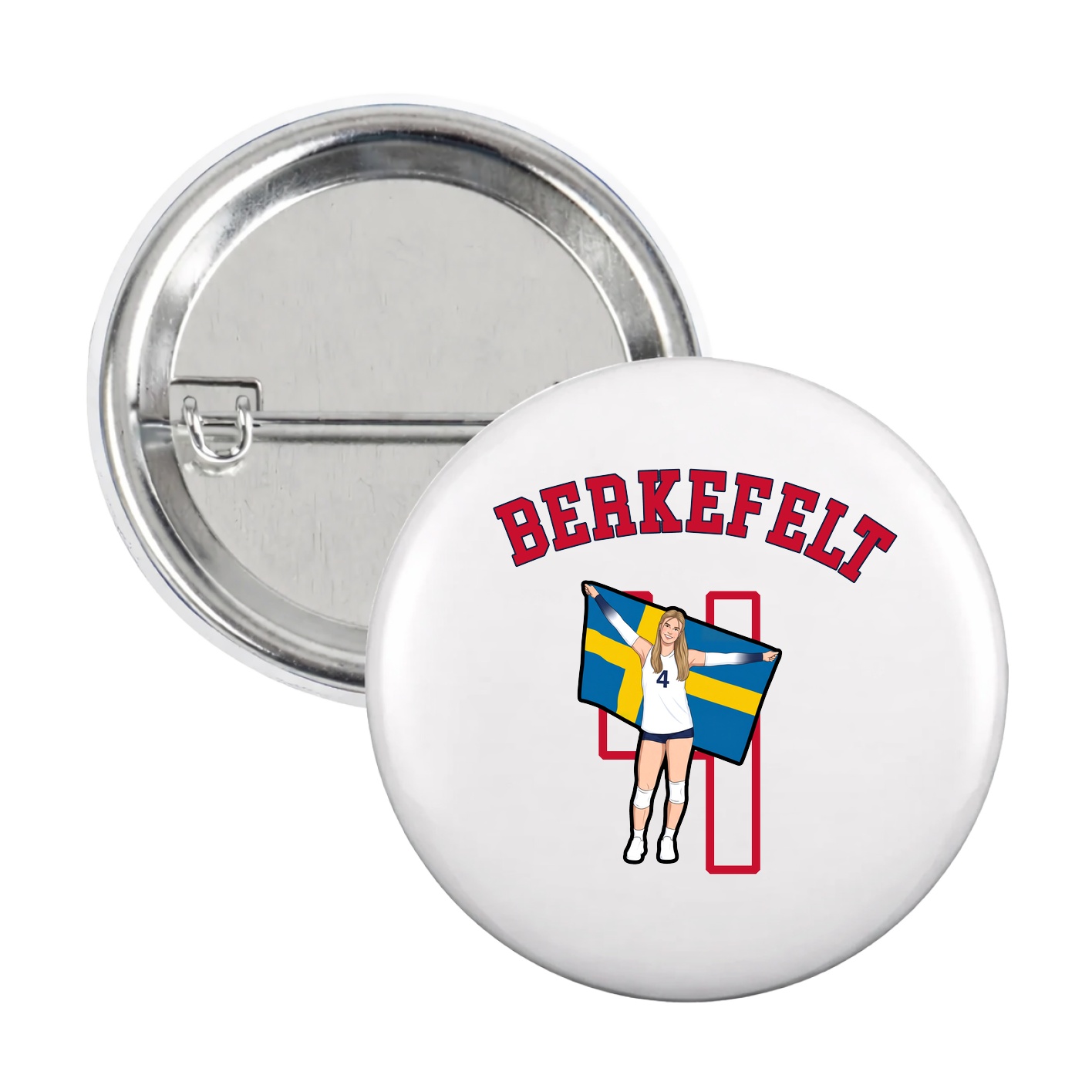 Game Day Button — Shirsey Arch in White