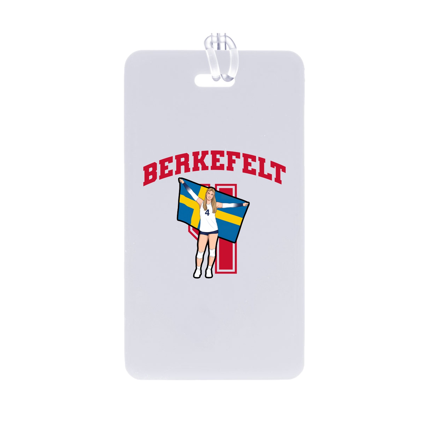 Bag Tag — Number in Classic