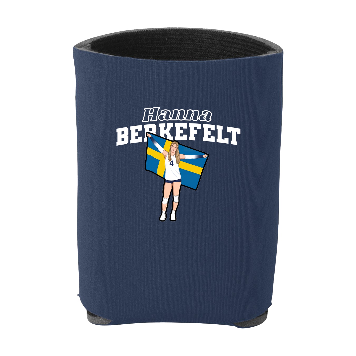 Can Holder — Name Arch in Navy
