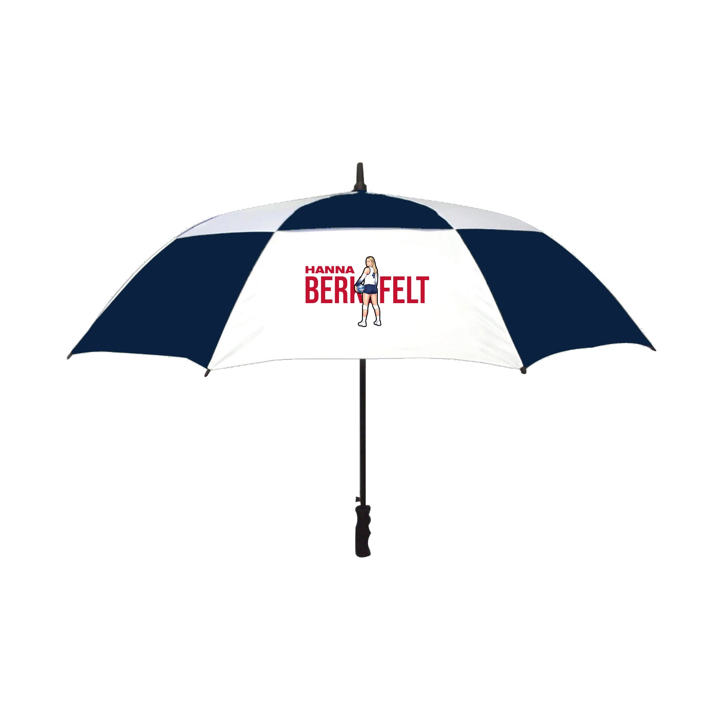 Golf Umbrella — Player Name in Navy