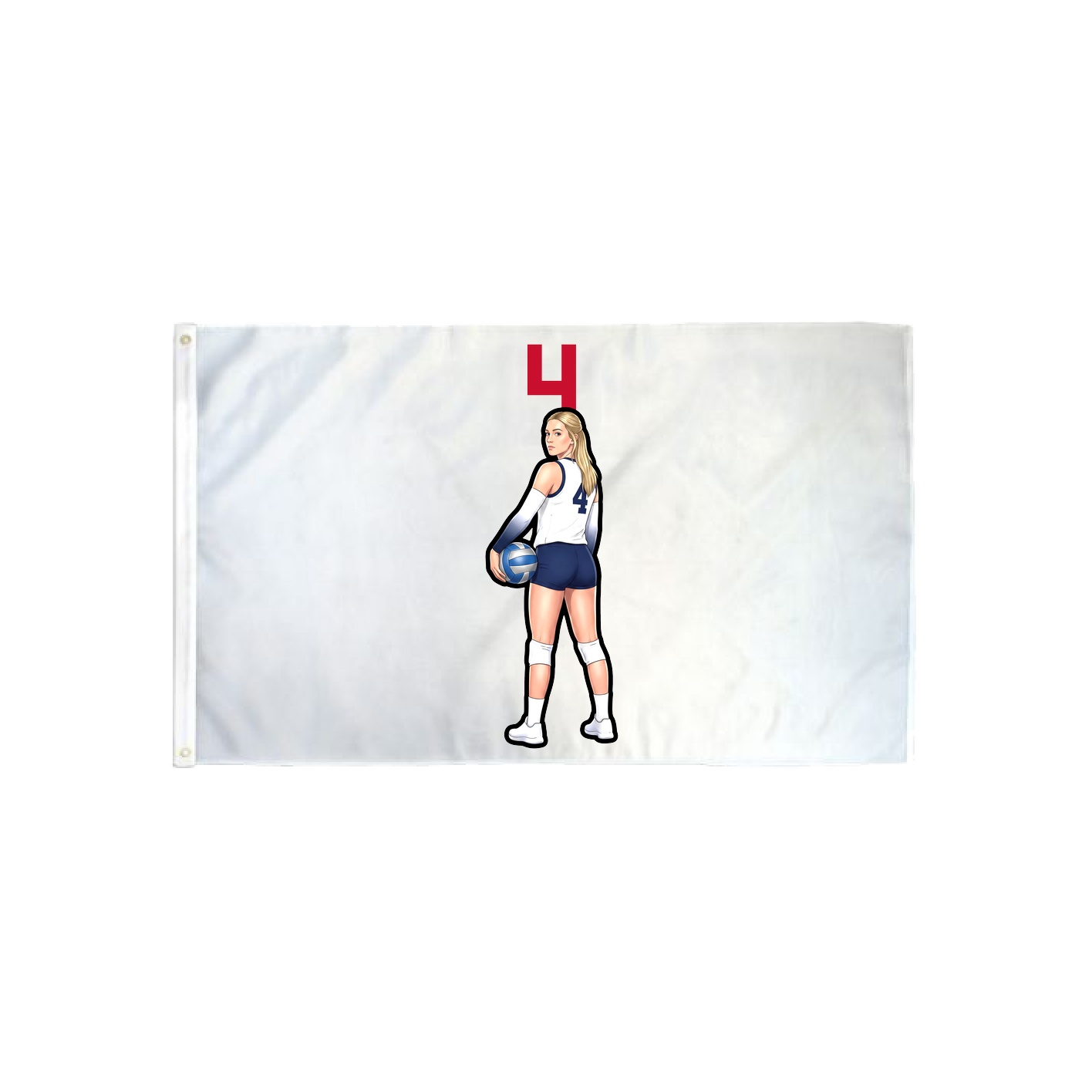 3x5 Flag — Number Top in Classic