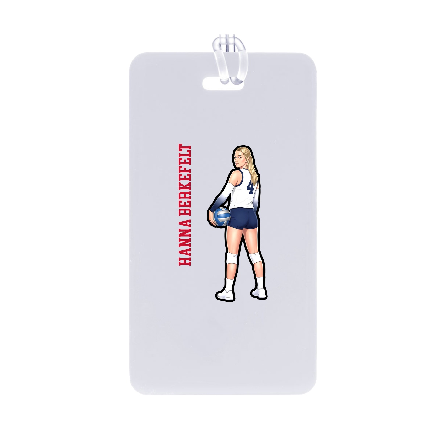 Bag Tag — Name Vertical in Classic
