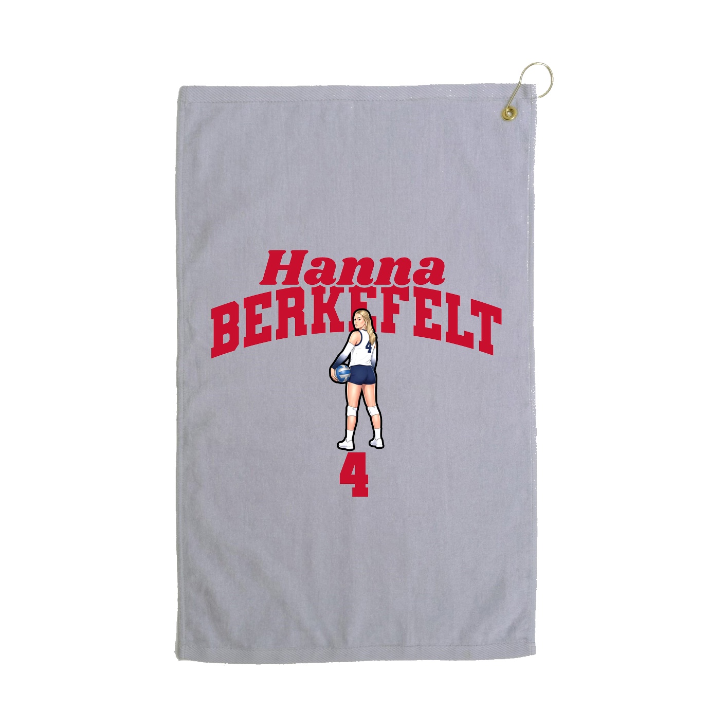 Golf Towel — Signature Arch in Grey