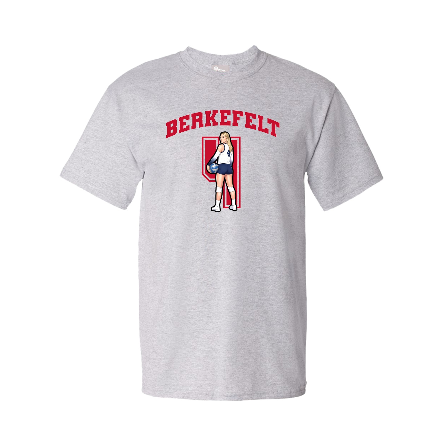 Youth Tee — Number in Grey