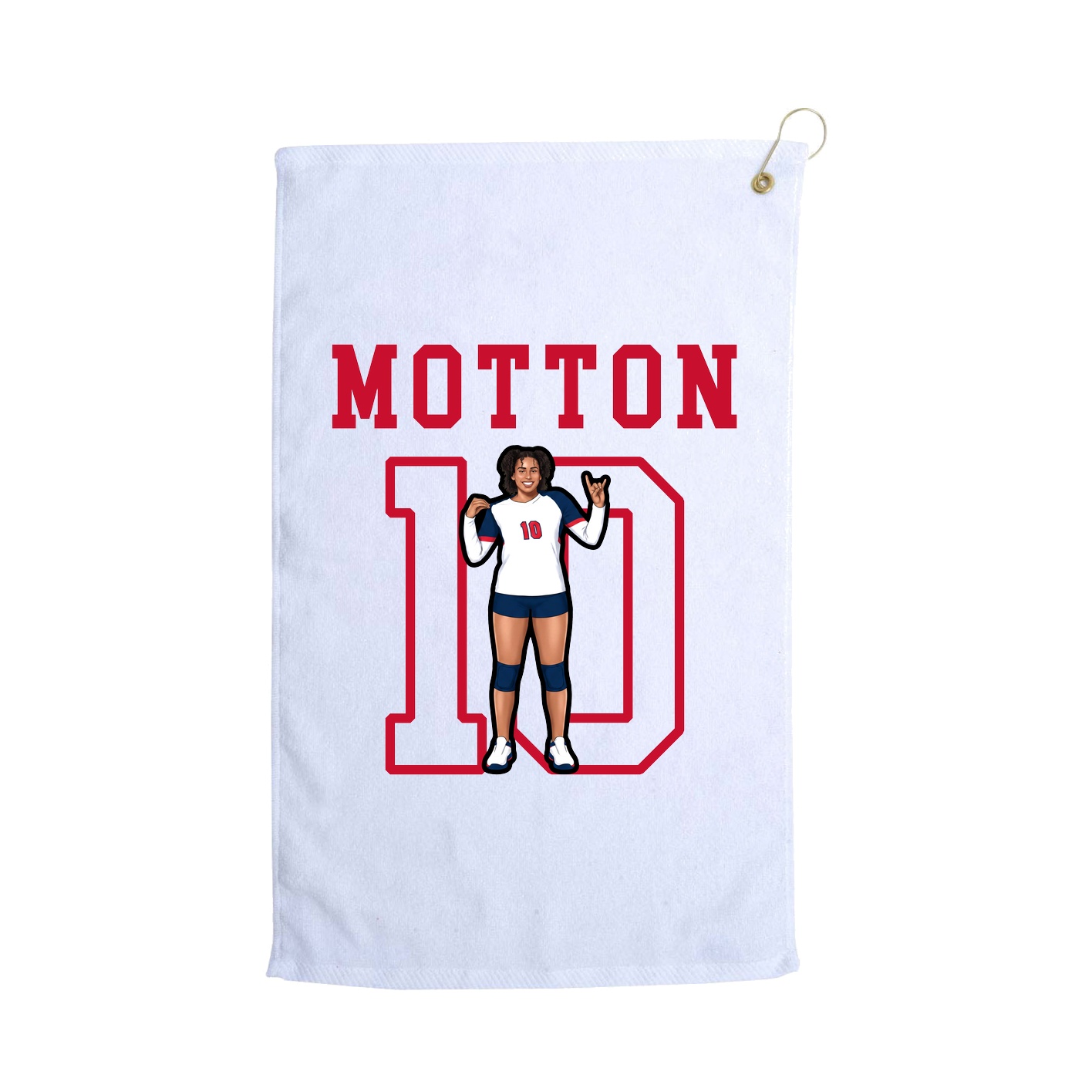Golf Towel — Shirsey in White