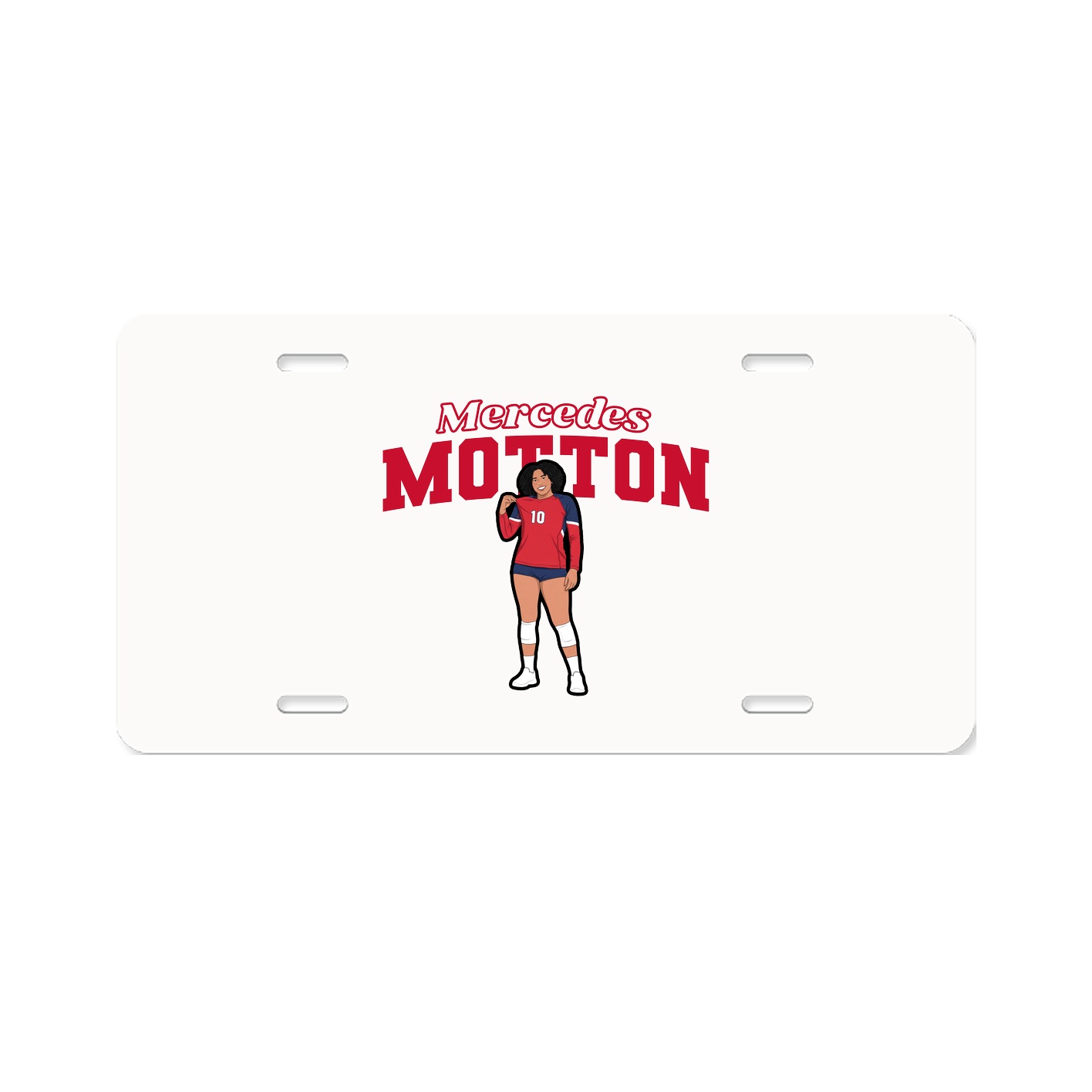 License Plate — Name Arch in Classic
