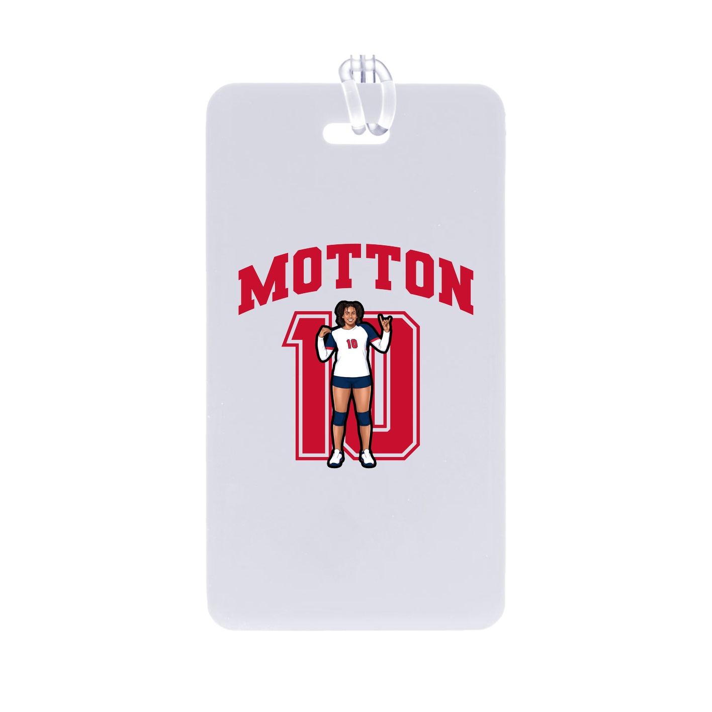 Bag Tag — Number in Classic