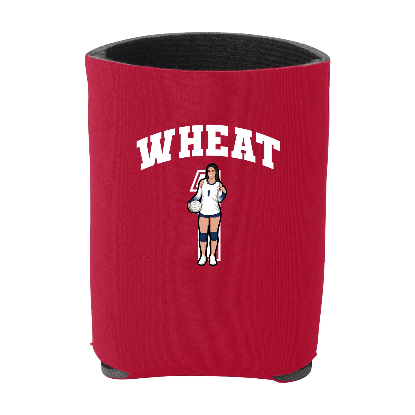 Can Holder — Number in Red