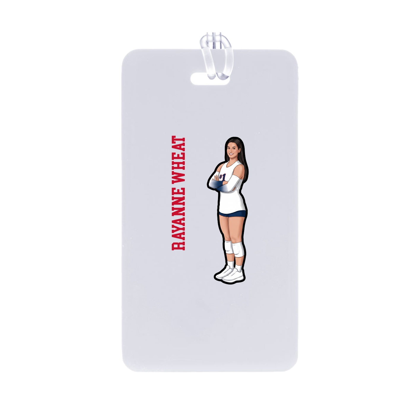 Bag Tag — Name Vertical in Classic