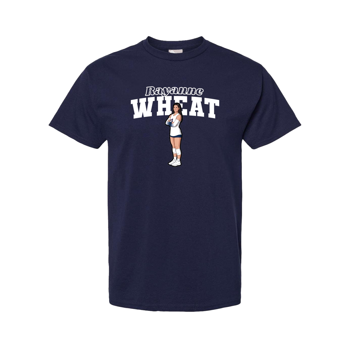Youth Tee — Name Arch in Navy