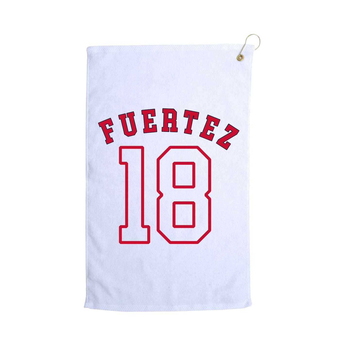 Golf Towel — Shirsey Arch in White