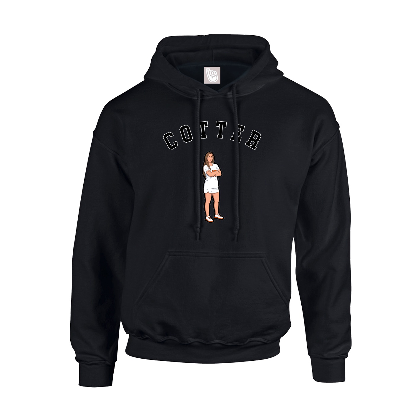 Youth Hoodie — Shirsey Arch in Black