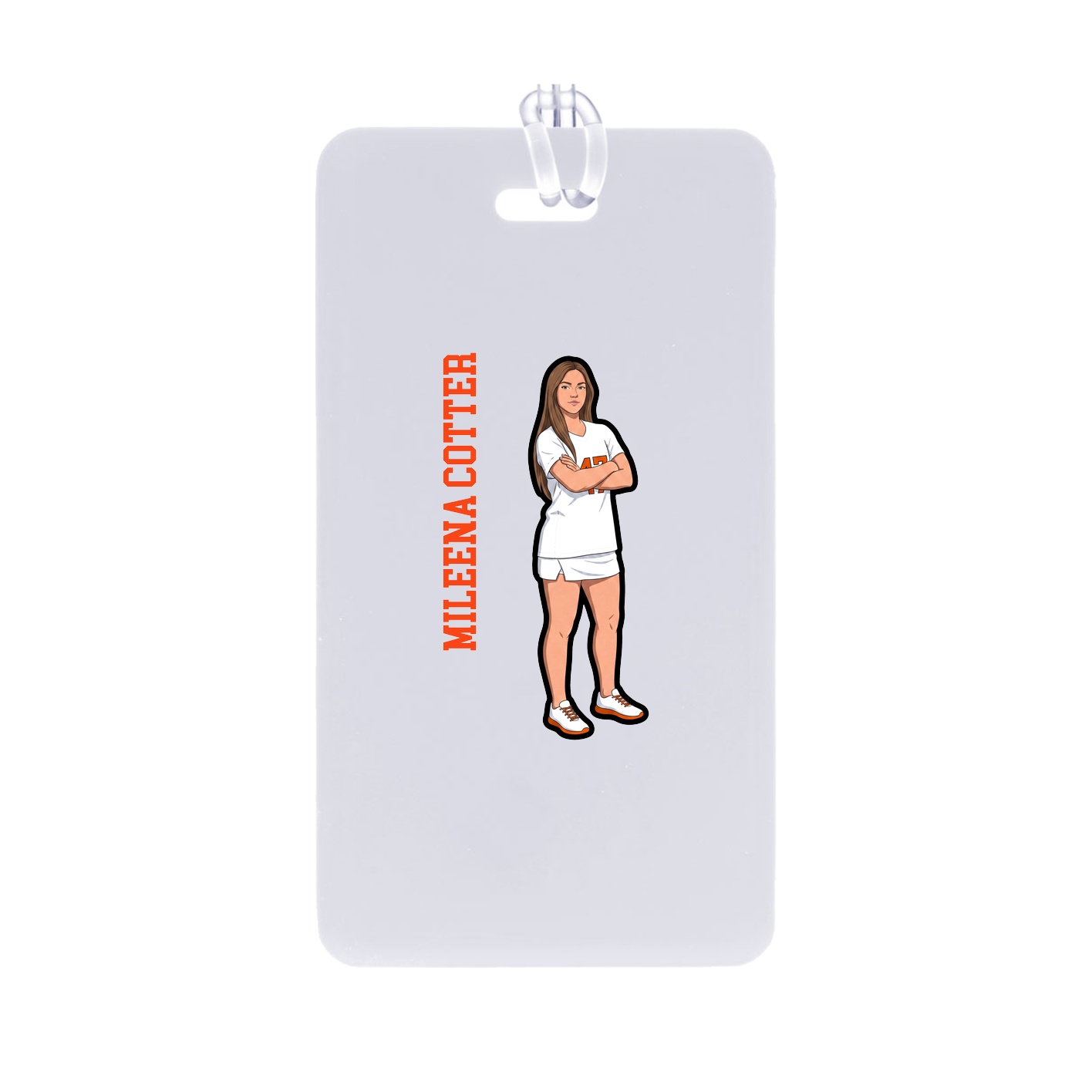 Bag Tag — Name Vertical in Classic