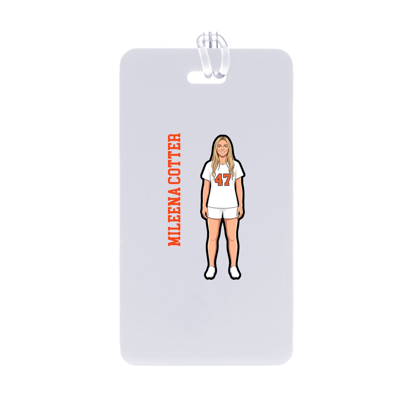 Bag Tag — Name Vertical in Classic