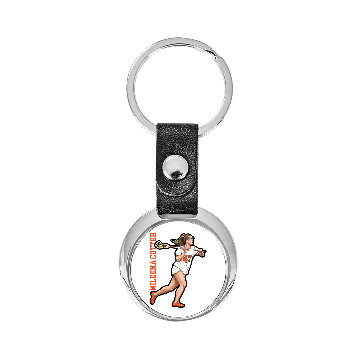 Key Chain — Name Vertical in Classic
