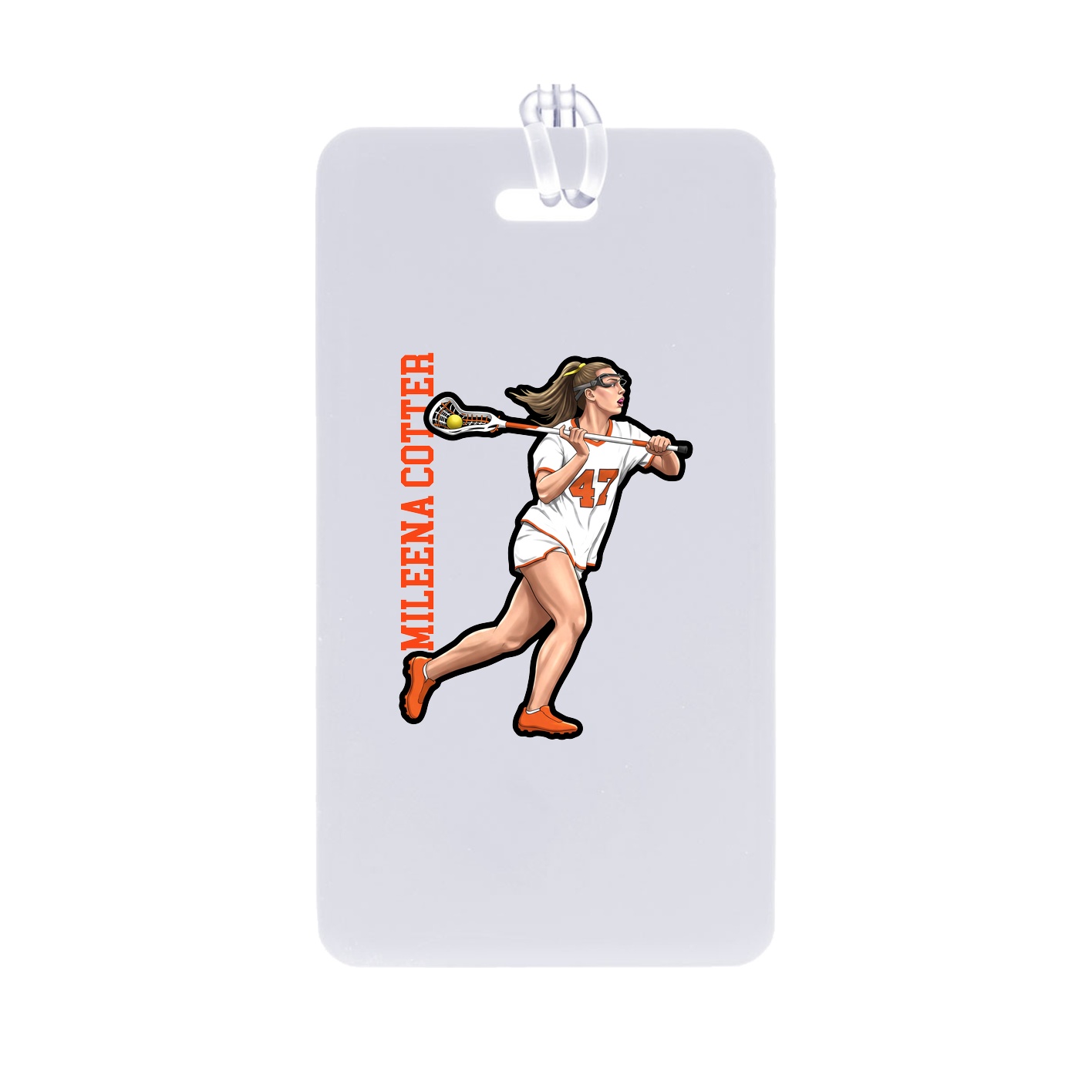 Bag Tag — Name Vertical in Classic