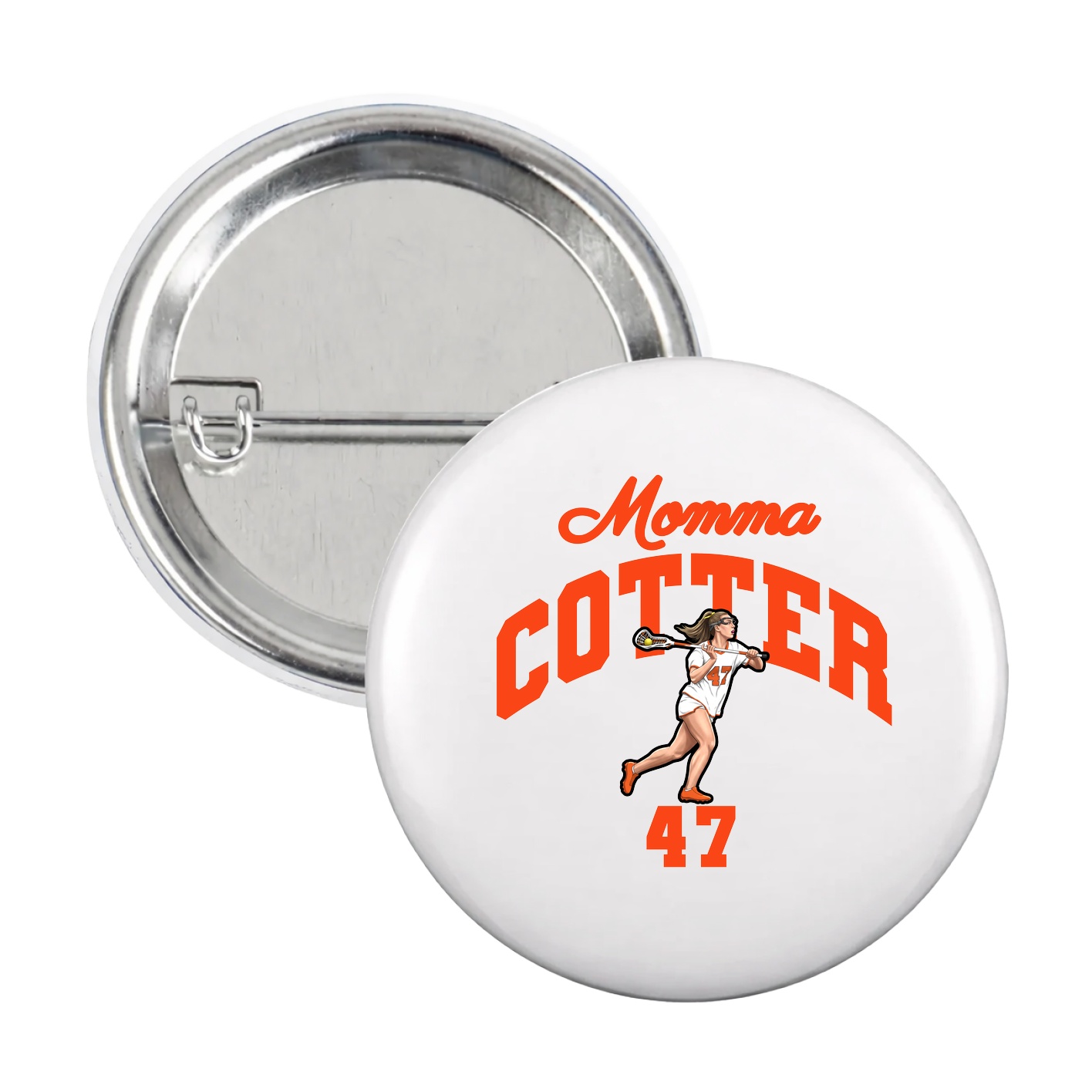 Game Day Button — Mothers Day Arch in White
