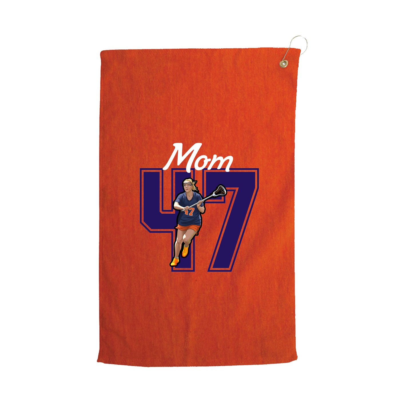 Golf Towel — Mothers Day Shirsey in Orange