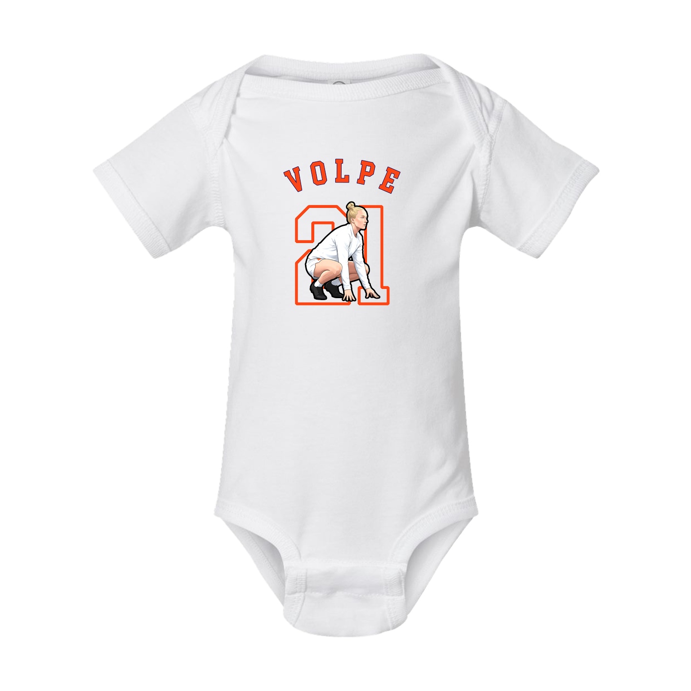 Baby Onesie — Shirsey Arch in White