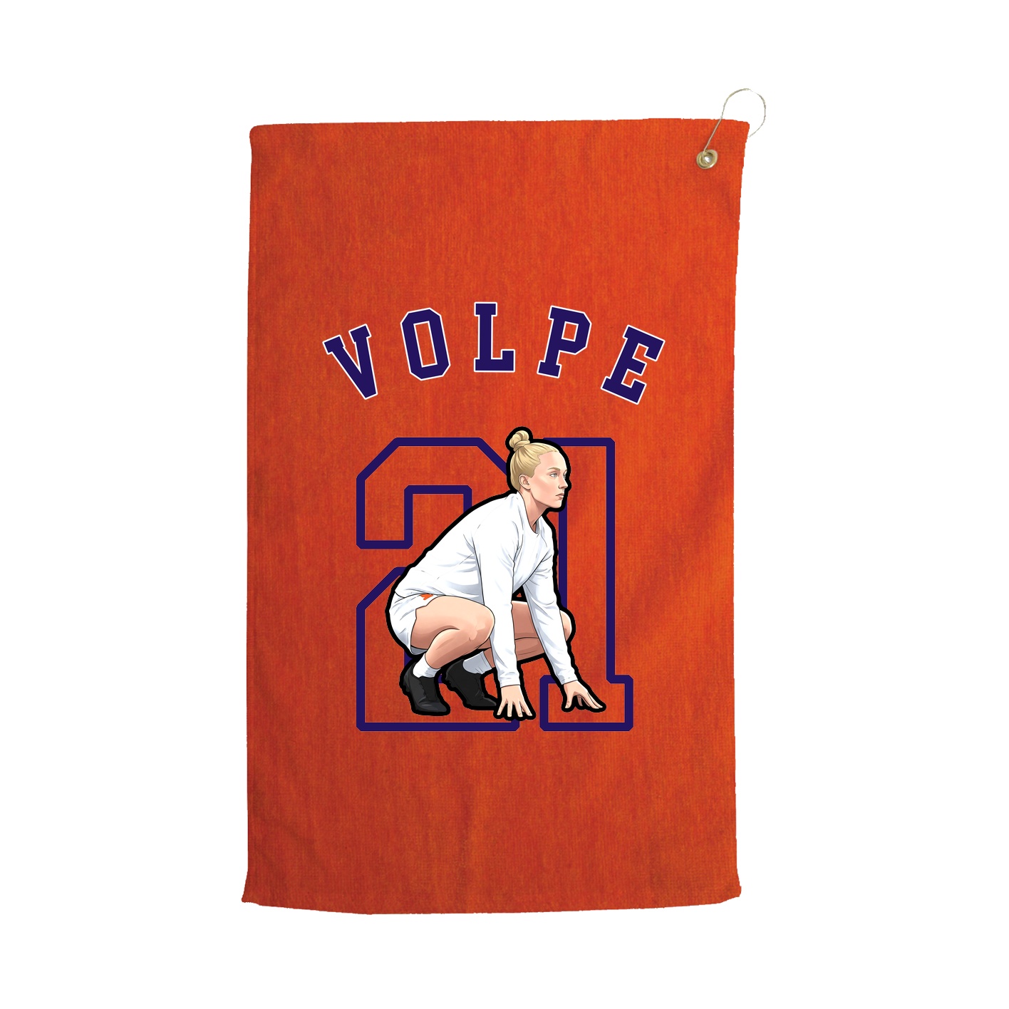 Golf Towel — Shirsey Arch in Orange