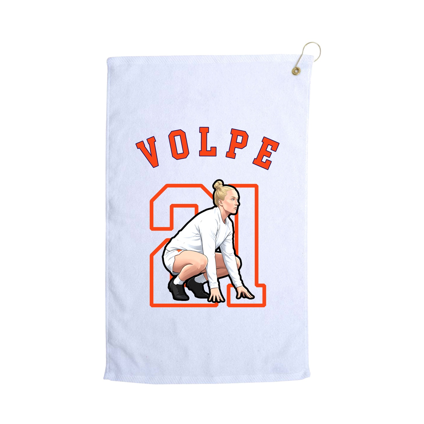 Golf Towel — Shirsey Arch in White