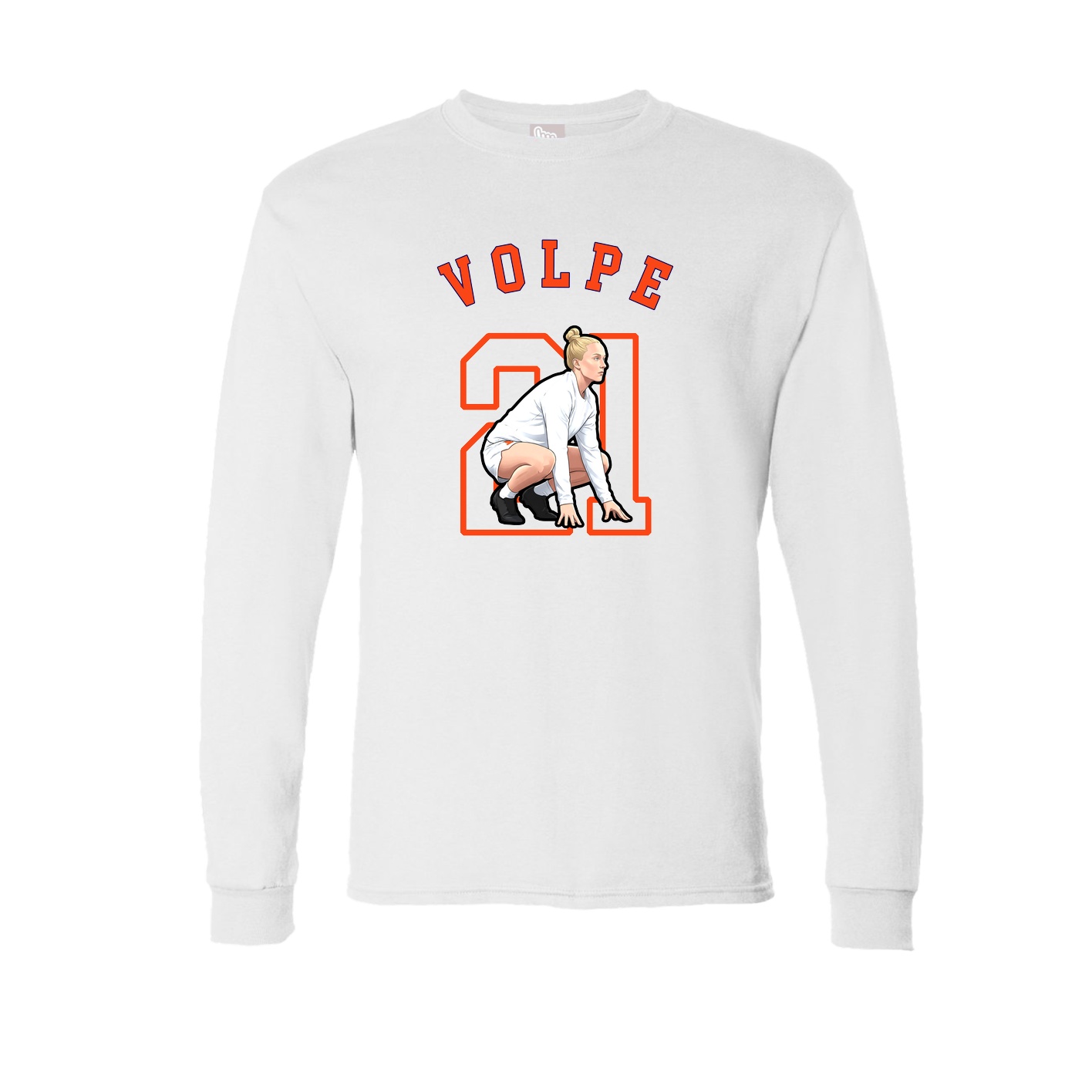 Long Sleeve Tee — Shirsey Arch in White