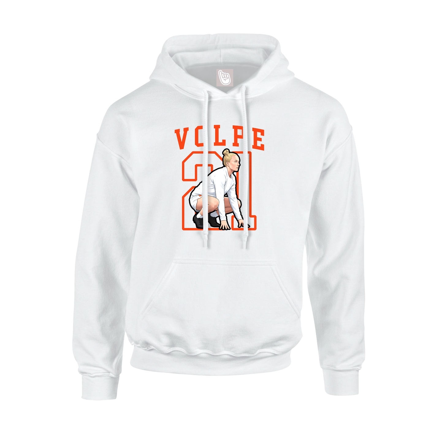 Hoodie — Shirsey in White