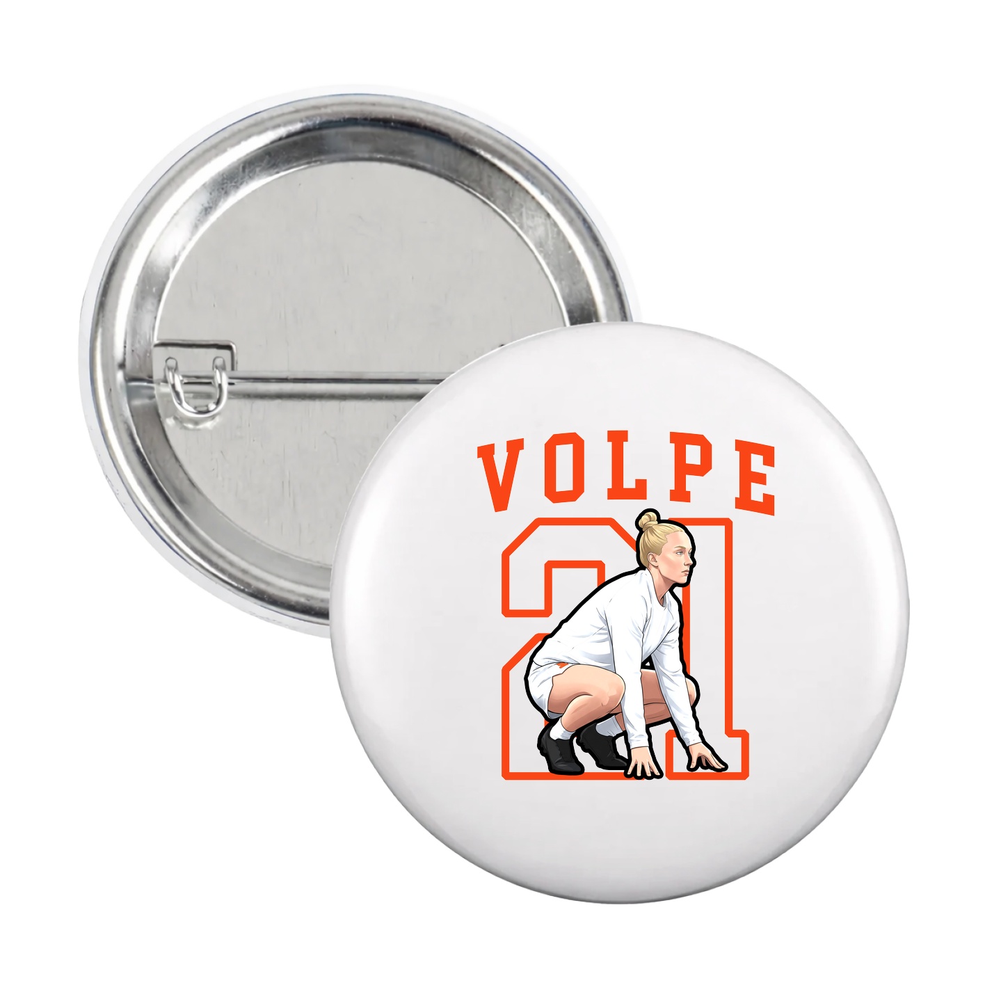 Game Day Button — Shirsey in White