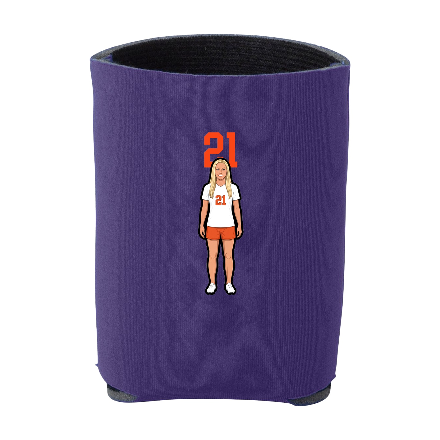 Can Holder — Number Top in Purple