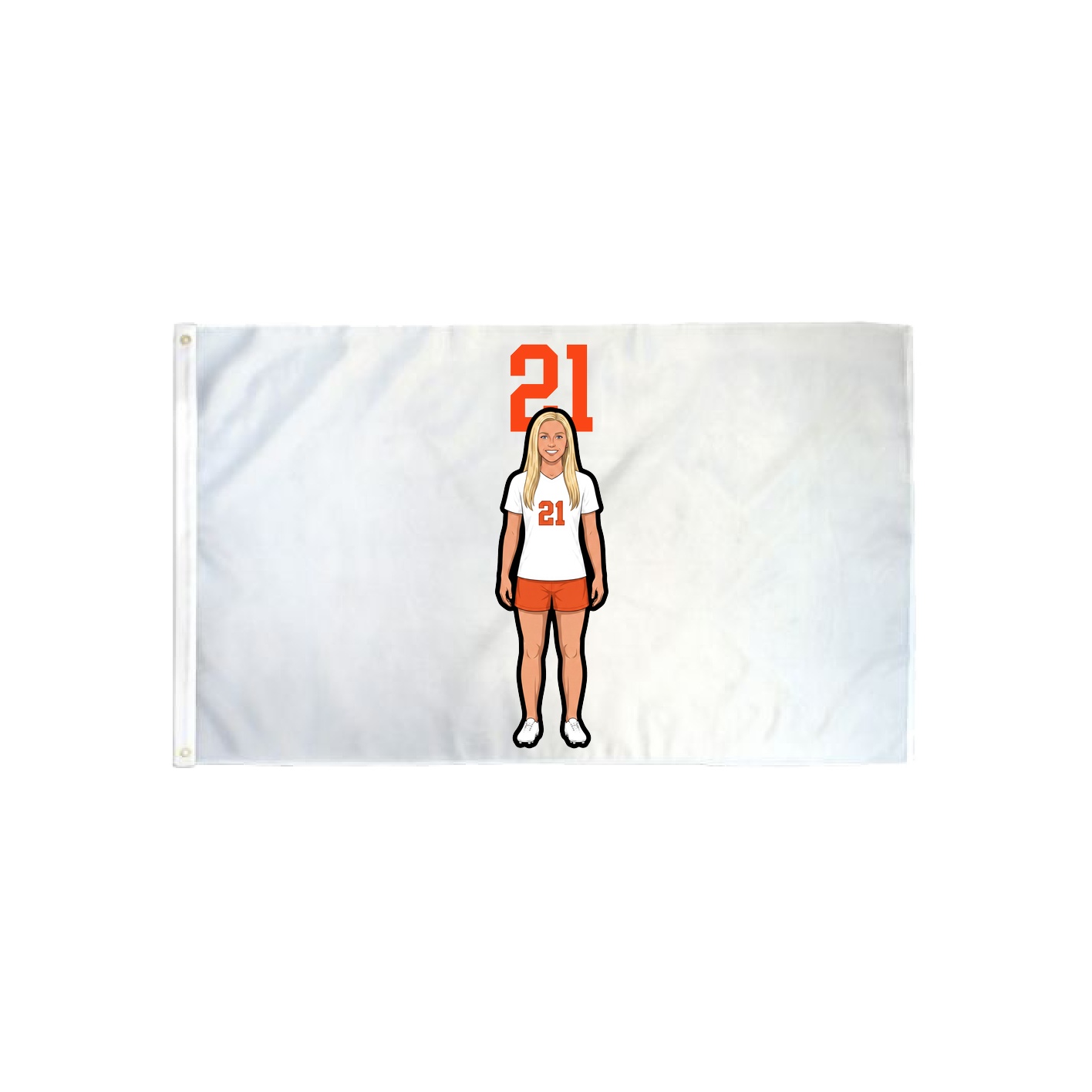 3x5 Flag — Number Top in Classic