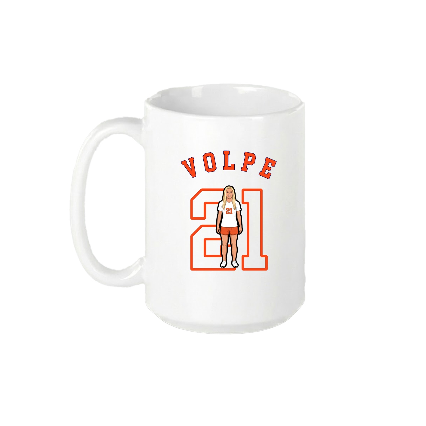 15oz Coffee Mug — Shirsey Arch in White