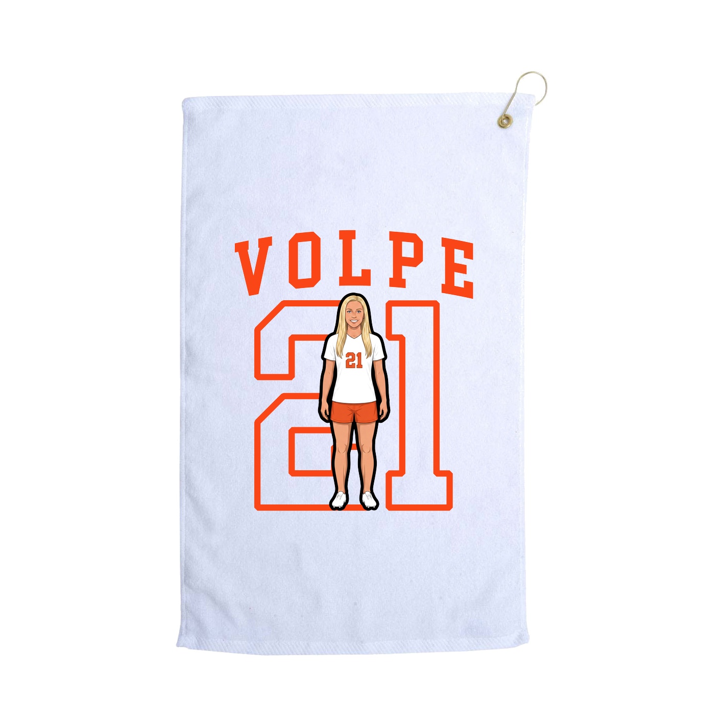 Golf Towel — Shirsey in White