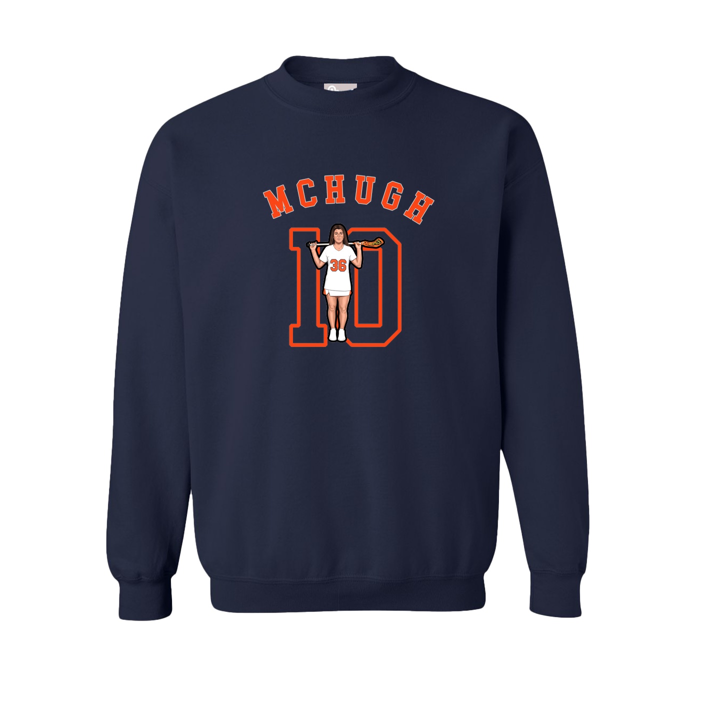 Fleece Crew — Shirsey Arch in Navy