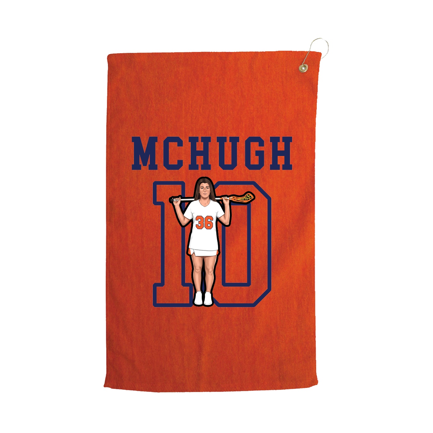 Golf Towel — Shirsey in Orange
