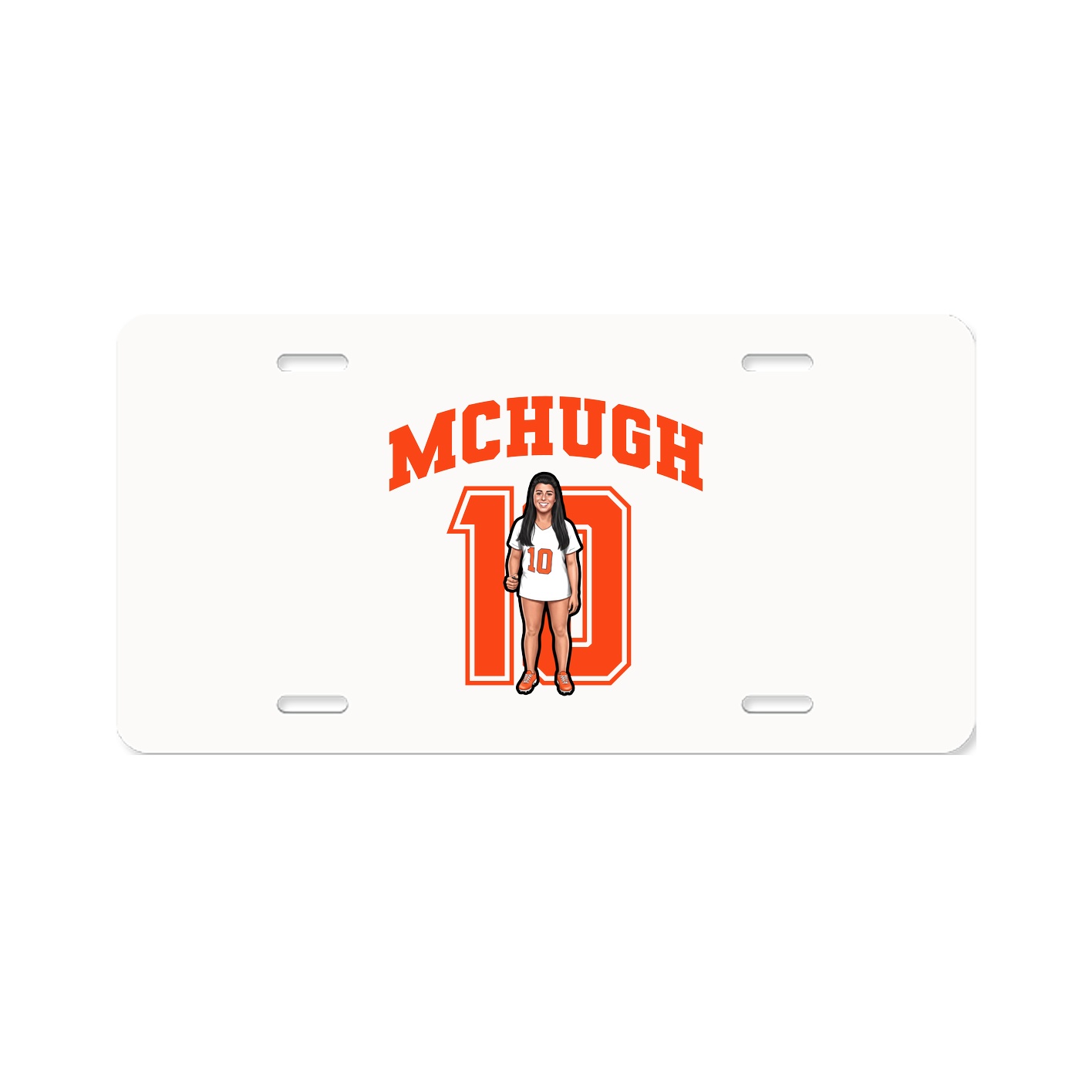 License Plate — Number in Classic