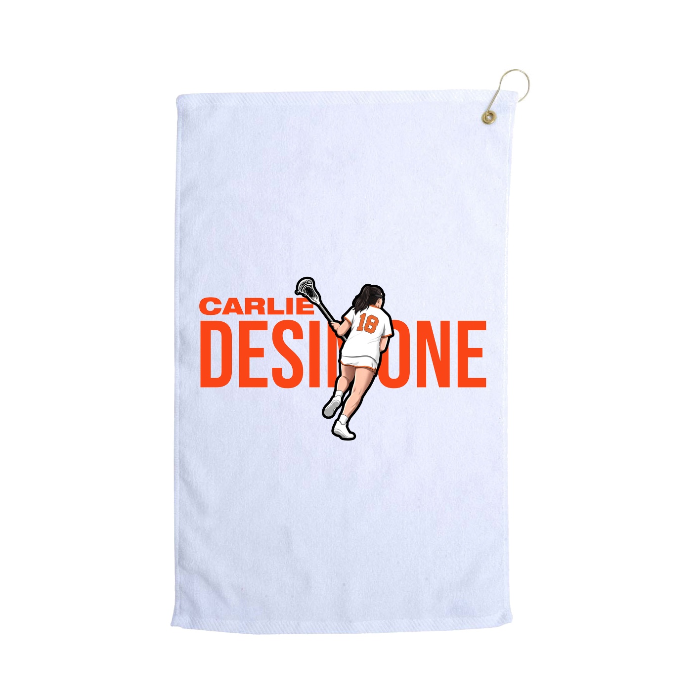 Golf Towel — Player Name in White
