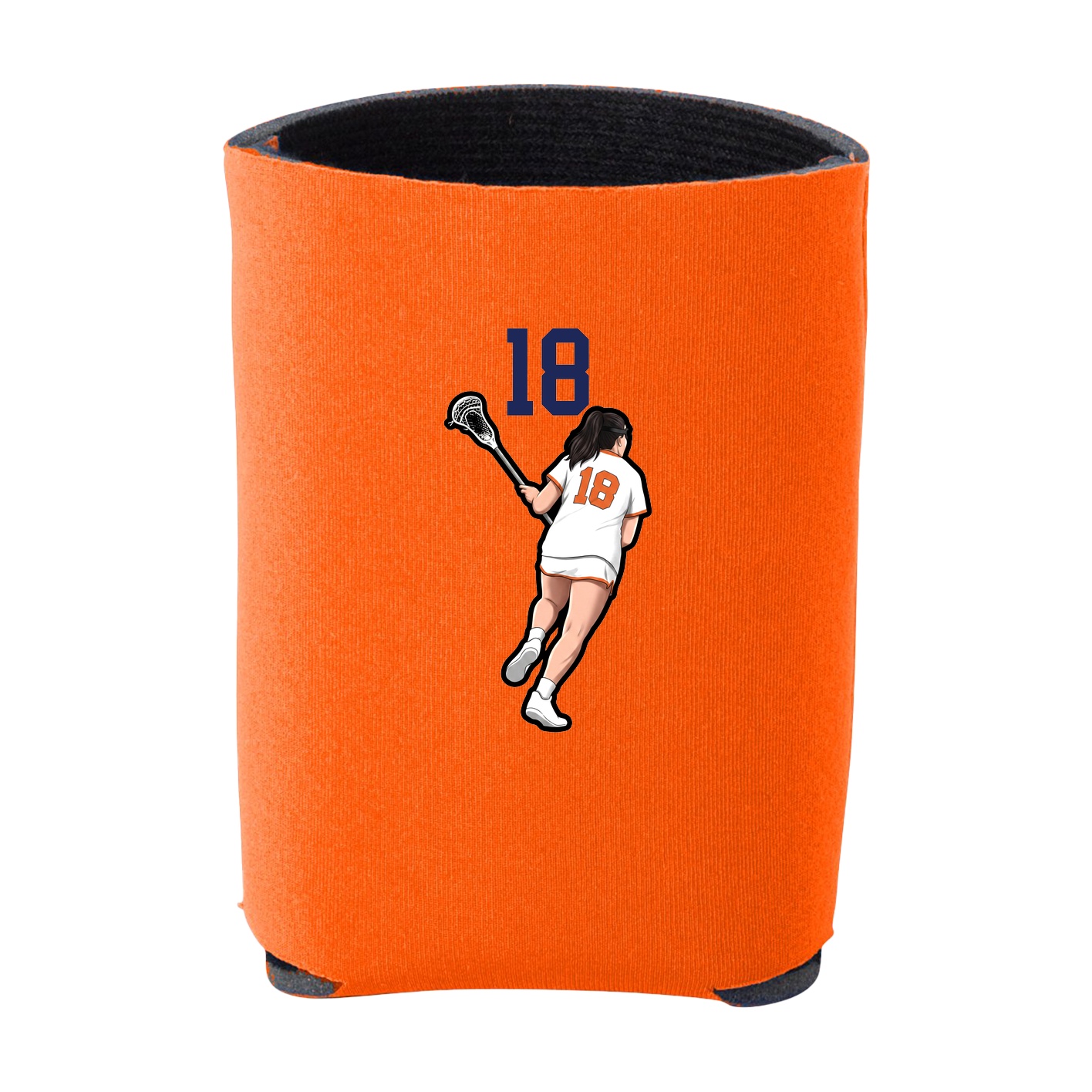 Can Holder — Number Top in Orange